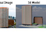 model low poly 3d buildings with textures